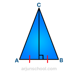 Isosceles Triangle Altitude is a perpendicular bisector 