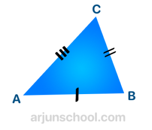 Scalene Triangle with Sides of Different Lengths