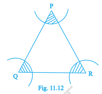 Fig 11.12 (three vertex sectors shaded in a triangle)